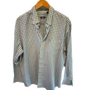 IZOD Plaid Button Down Shirt Men’s Size XL